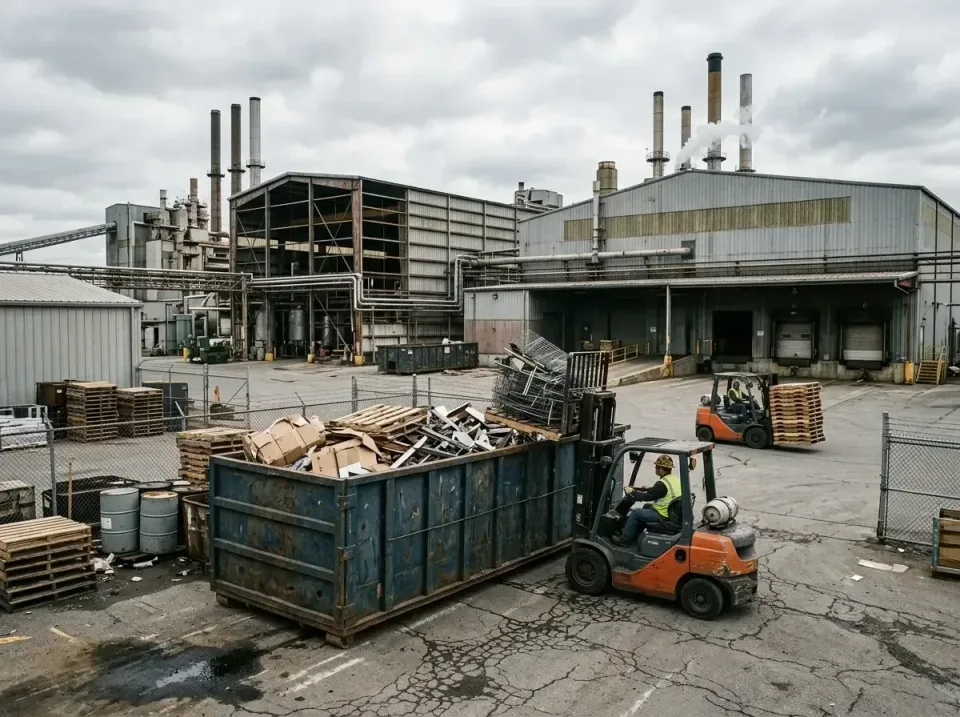 industrial-factory-scrap-conta-003 — frequently asked questions, Cheap Roll-off Dumpster Rentals in Aldan, PA